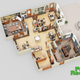 Illustration for article titled 3D Models Of Famous TV Show Sets